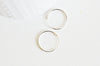 créoles fine argent massif,boucles argent,argent massif,création boucles,argent 925,18mm,la paire, X1 G3262