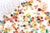 nugget agate naturelle multicolore brute roulée 6-8mm,pierre naturelle lithotherapie, x20g (G5721)