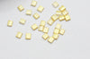 perles rocaille carré verre rectangle or nacré, perle carré création bracelet, perle tila,4.5mm,2 trous, Les 50 (4.8 GR) G4453