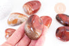 pierre agate sardonyx naturelle roulée 45-66mm, pierre orange naturelle litotherapie, X1 G5782