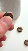 Colgante de donut de ojo de tigre natural de 20 mm (G10349)