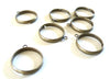 supports bague reglable bronze, fournitures créatives, bague argent, fabrication bijoux, fournitures bronze, lot de 4,avec anneau,G2901