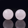 Pierre ronde quartz rose non percée 10mm, cabochon rond, quartz rose naturelle, cabochon pierre,pierre naturelle 10mm, l'unité G3966